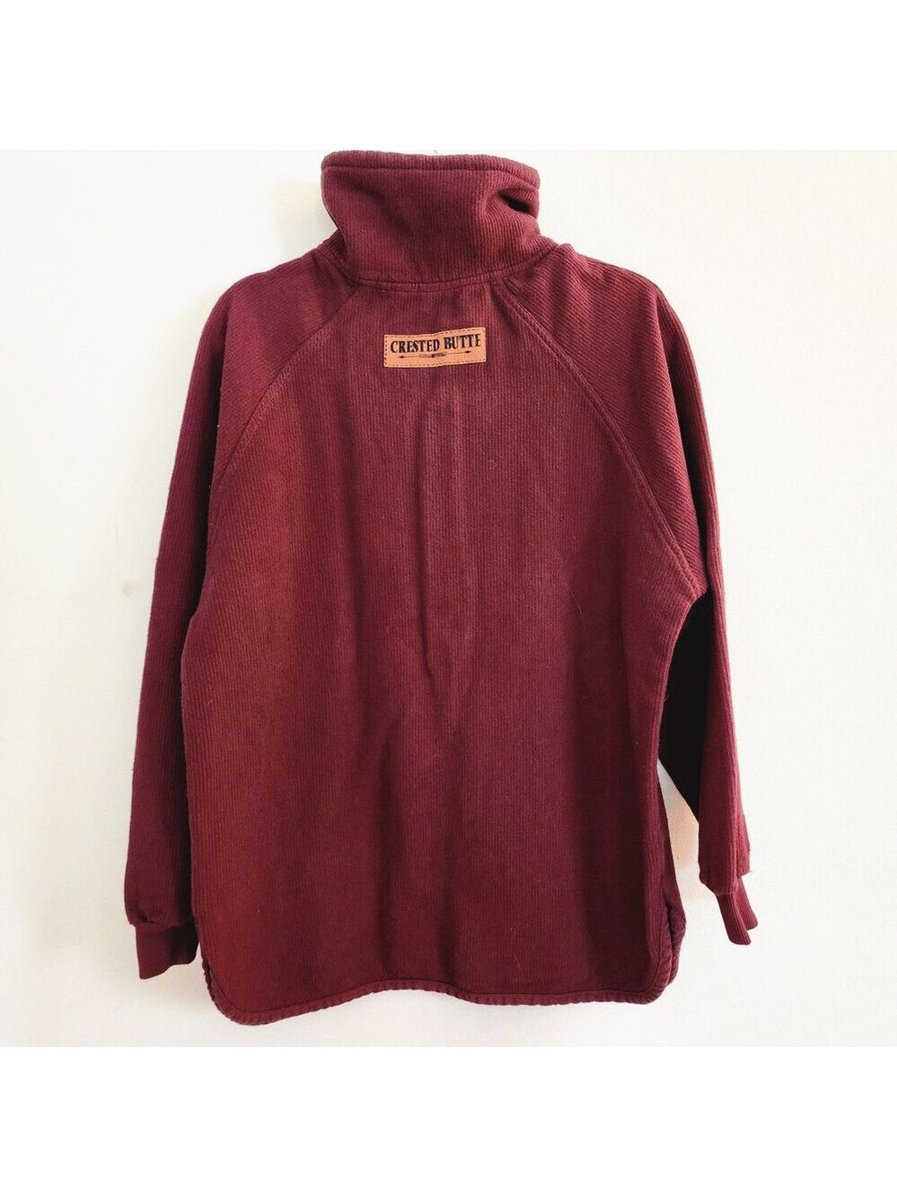 VTG By Taylor 90s Crested Butte Colorado Quarter Zip Pullover Deadstock NWT S/M - Picture 2 of 8